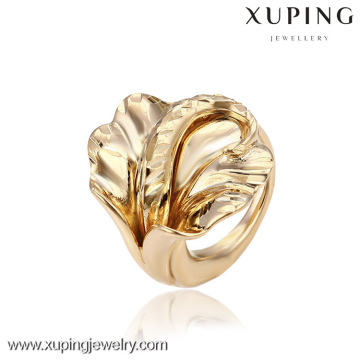 12866 Китая оптом Xuping мода элегантный 18k золотой жемчуг женщина кольцо